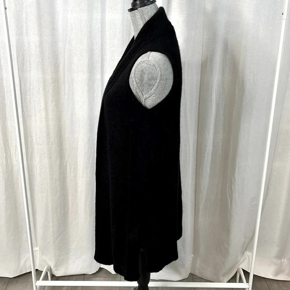 CHARTER CLUB NWOT 100% Cashmere Sleeveless Open Cardigan, Size XS - Picture 3 of 8